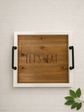 Rae Dunn “Let’s Eat” Wooden Serving Tray